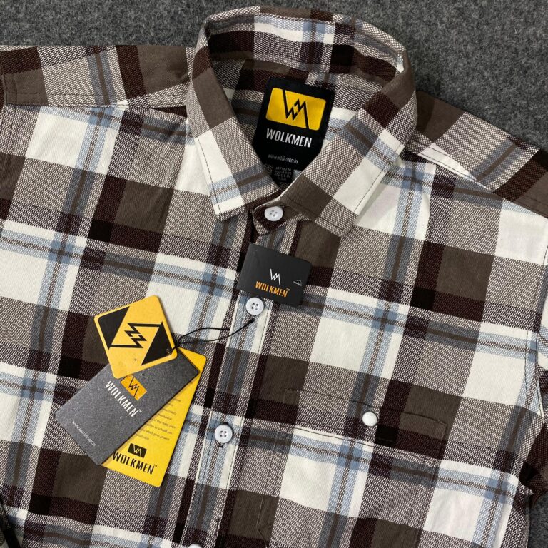 PREMIUM RFD FABRIC CHECK SHIRTS DOUBLE TEERA( SHOULDER) FULL ACCESSORIES FIVE ARTICLES S to XL SIZE